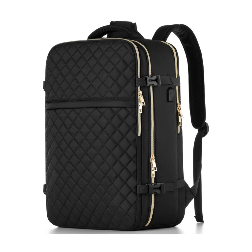 NWT- Travel Carry On Backpack in Black